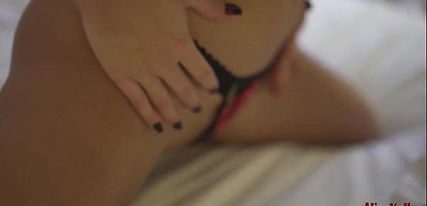  Sexy Babe in Lingerie Passionate Masturbate Pussy - Female Orgasm